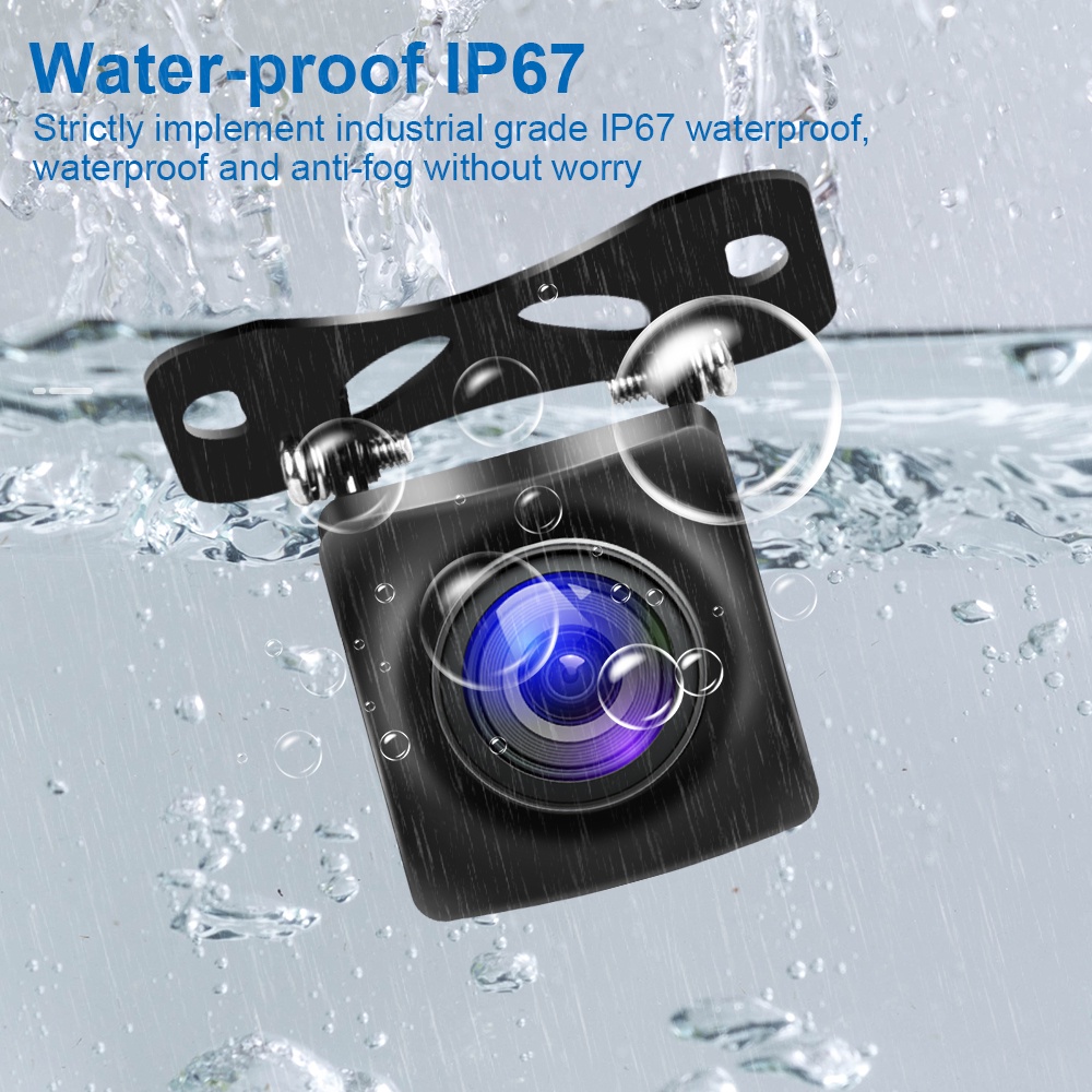 Camera Chiếu Hậu AHD 720P 25fps Hỗ Trợ Tầm Nhìn Ban Đêm Chống Thấm Nước Dành Cho Ô Tô