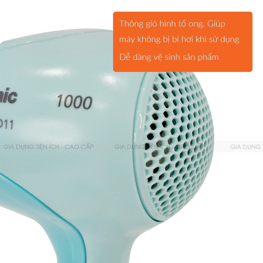 [CHÍNH HÃNG] Máy sấy tóc PANASONIC EH-ND11 - Chống khô xơ, công suất mạnh, dễ tạo kiểu tóc - Công suất 1000W