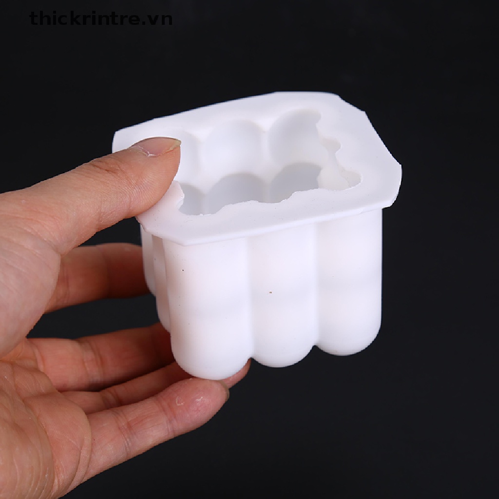 Khuôn Làm Nến Thơm 3D Bằng Silicone DIY