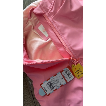 Áo khoác raincoat bé gái 12m-5y