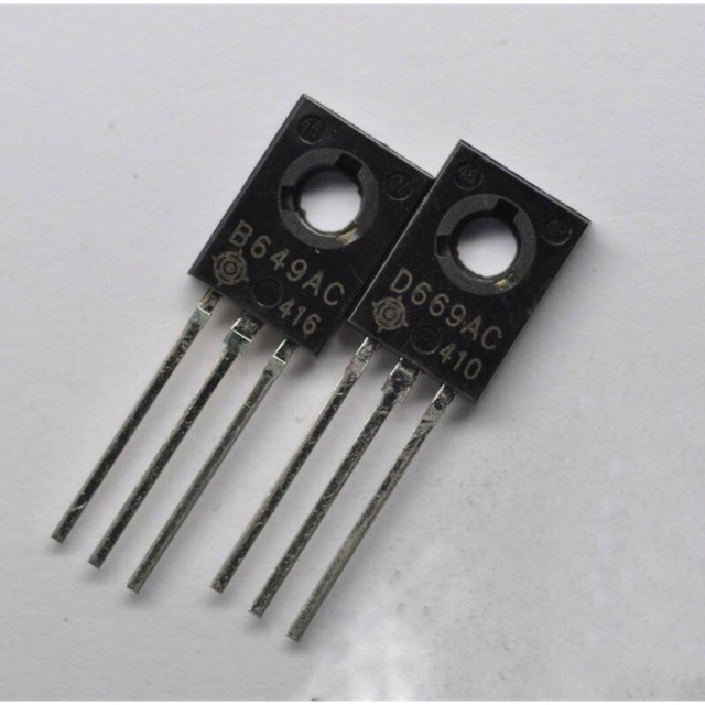 DEAL HOT - Cặp sò transistor công suất D669 và B649.