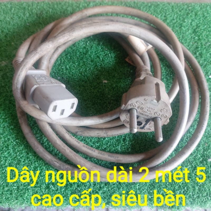 Dây nguồn cao cấp siêu bền dài 2,5 mét - dùng cho nồi cơm điện, máy in, máy photo copy