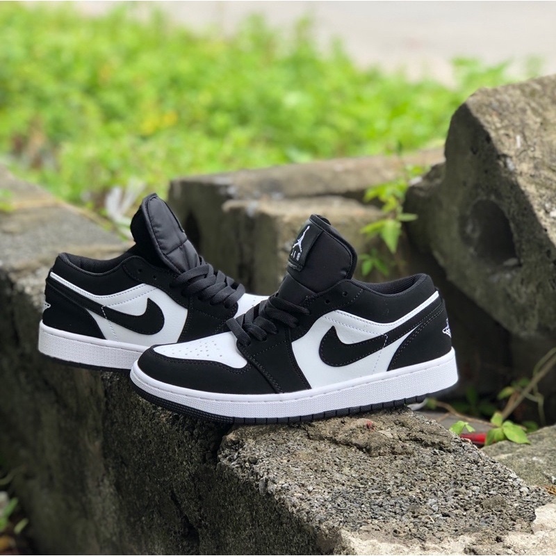 Giày Thời Trang Nam Nữ Nike Jordan 1 Low Panda Cổ Thấp, Giày Thể Thao JD1 Đen Trắng Giá Rẻ Thời Trang Hot Trend 2021