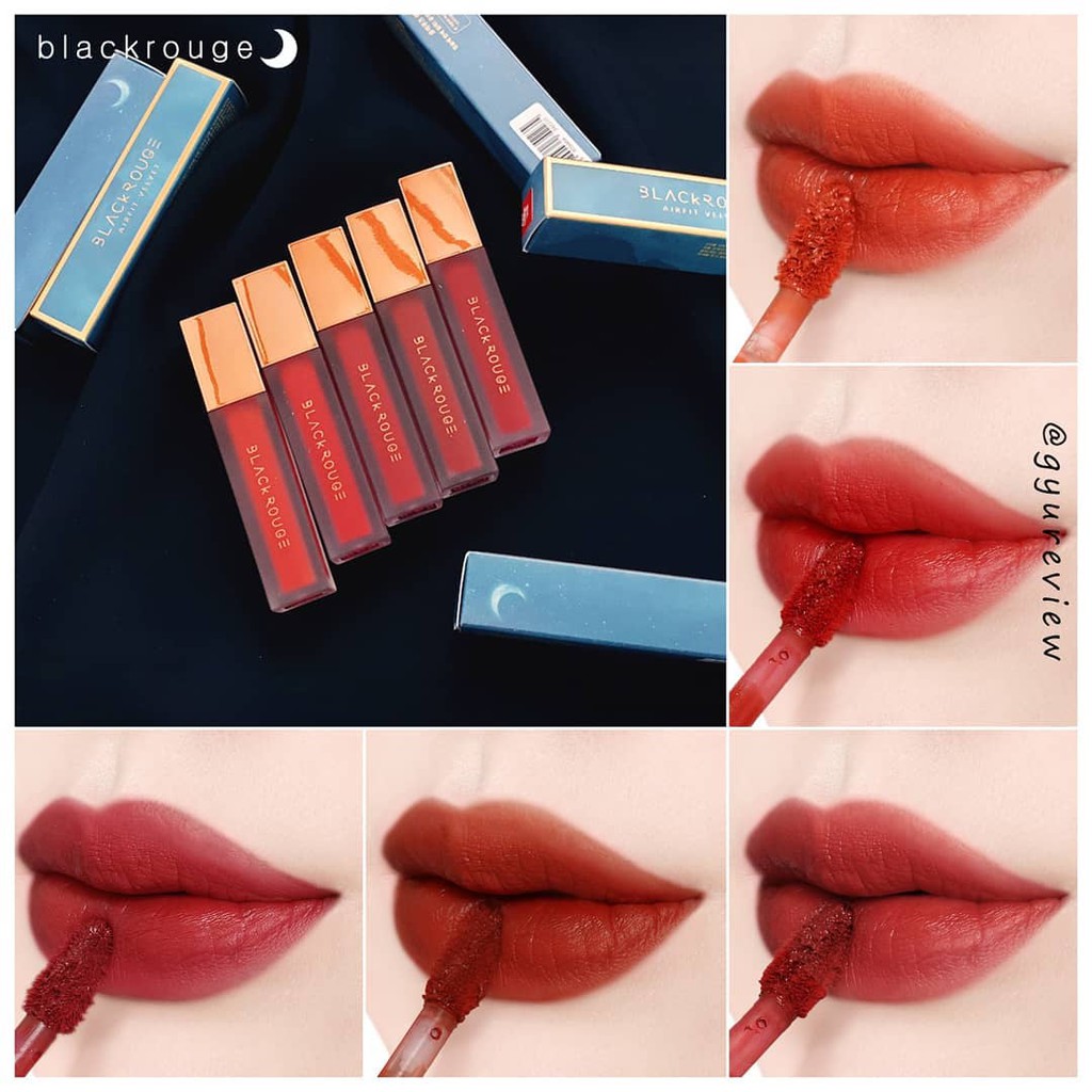 [Hot Trend] Son Kem Lì Black Rouge Air Fit Velvet Tint (Ver 5-6) | Thế Giới Skin Care