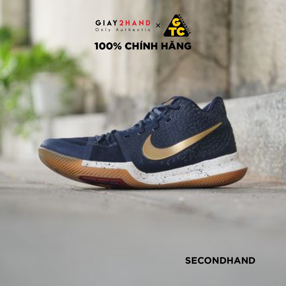 [2hand] NIKE KYRIE 3 ' OBSIDIAN ' 852396-400 GIÀY CŨ CHÍNH HÃNG