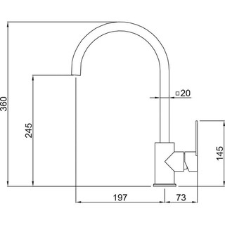 VÒI RỬA CHÉN MALLOCA MF-073