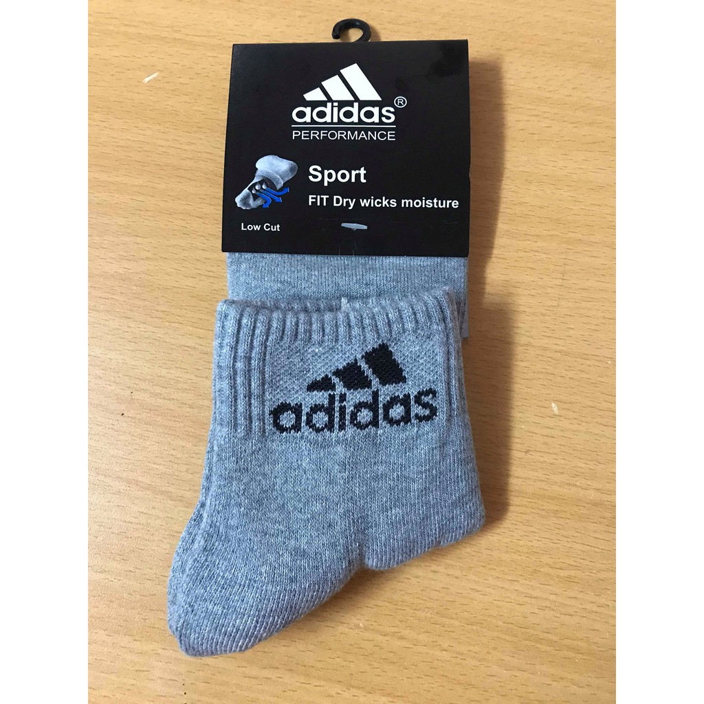 Tất Adidas tennis 100% cotton cao cổ