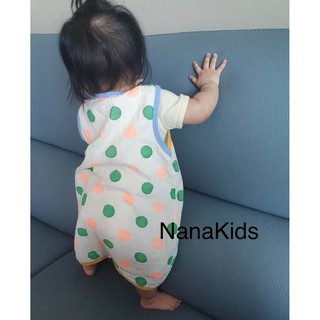 Túi ngủ hè chấm bi Peekaboo