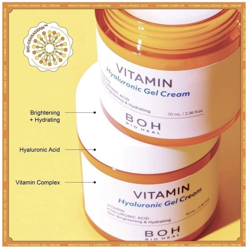 KEM DƯỠNG BOH VITAMIN HYALURONIC GEL CREAM CHÍNH HÃNG - 12155