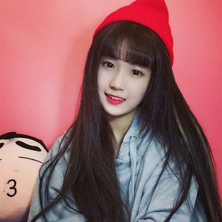 Tóc giả nữ nguyên đầu thẳng dài có mái cosplay - 003 - Cocobee Shop