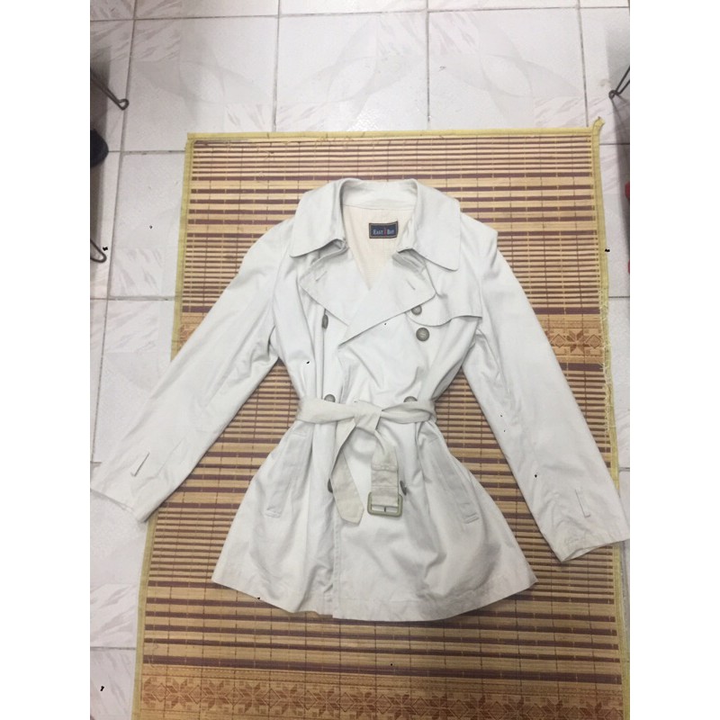 (2hand) Áo mangto kaki