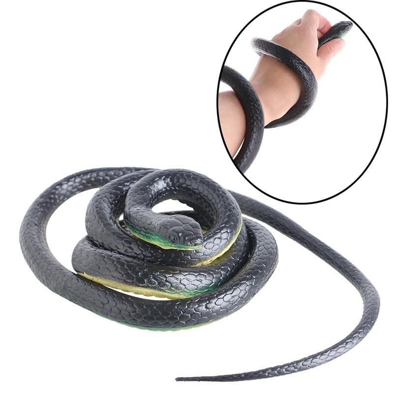 Rắn giả đồ chơi bằng cao su dài 130cm dùng chơi khăm thú vị