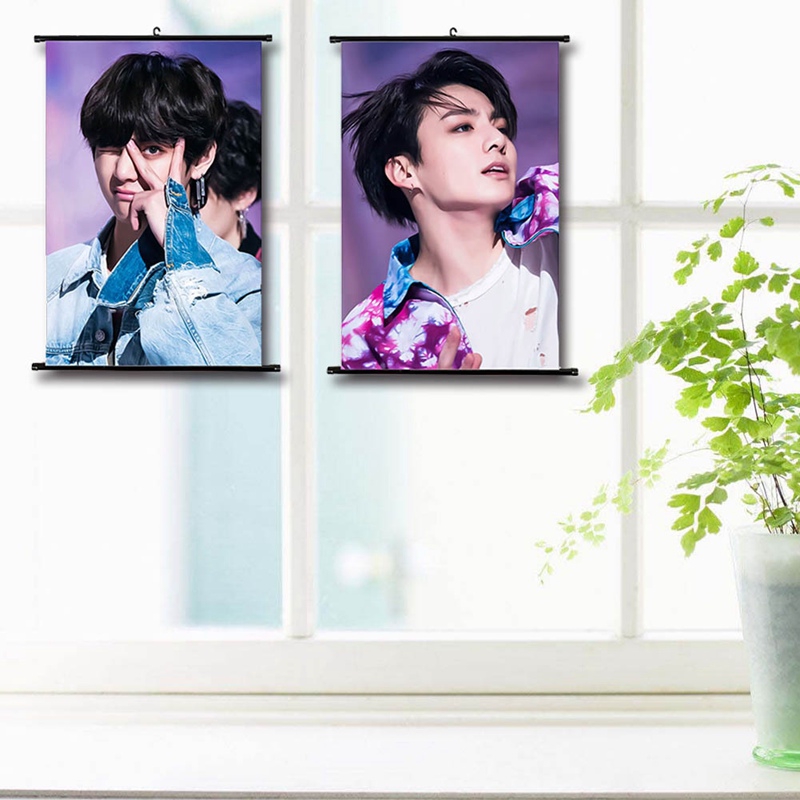 Poster treo tường in hình các thành viên nhóm nhạc KPOP BTS