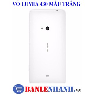 VỎ LUMIA 430 MÀU TRẮNG	[VỎ ZIN, XỊN]