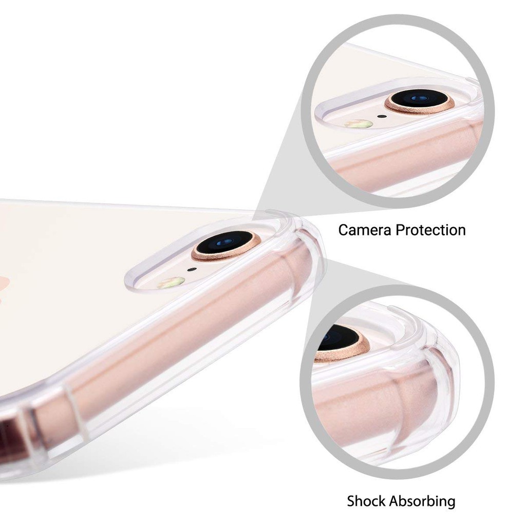 Ốp lưng silicon chống sốc chính hãng Likgus Crashproof cho iPhone SE 2020 / iPhone 7 / iPhone 8