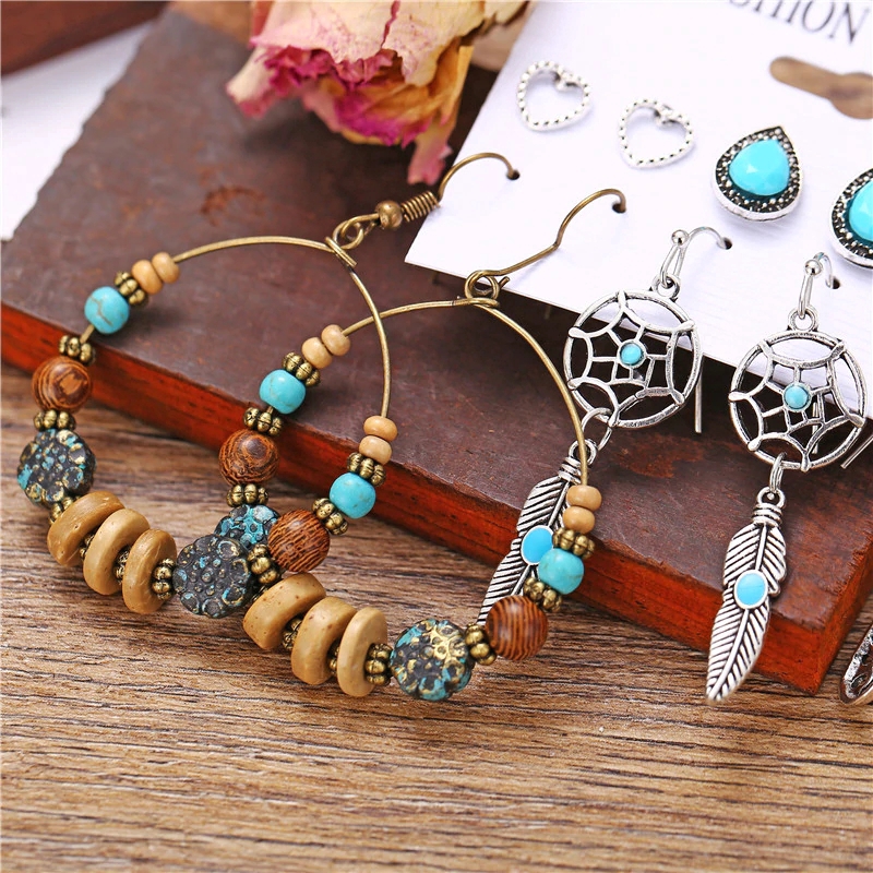 Set 6 Đôi Bông Tai Thời Trang Nữ Tính