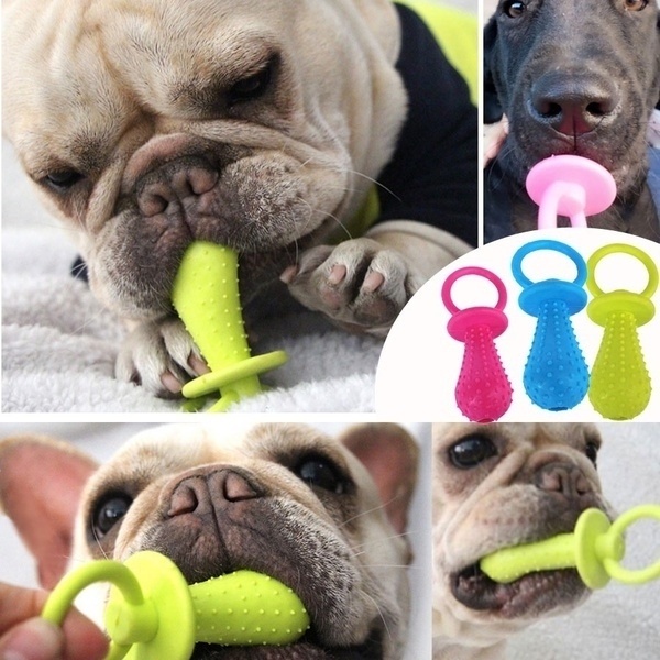 Đồ chơi cao su có chuông làm sạch răng cho thú cưng (màu sắc ngẫu nhiên)