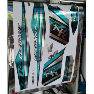 Tem xe elegan chất liẹu crôm