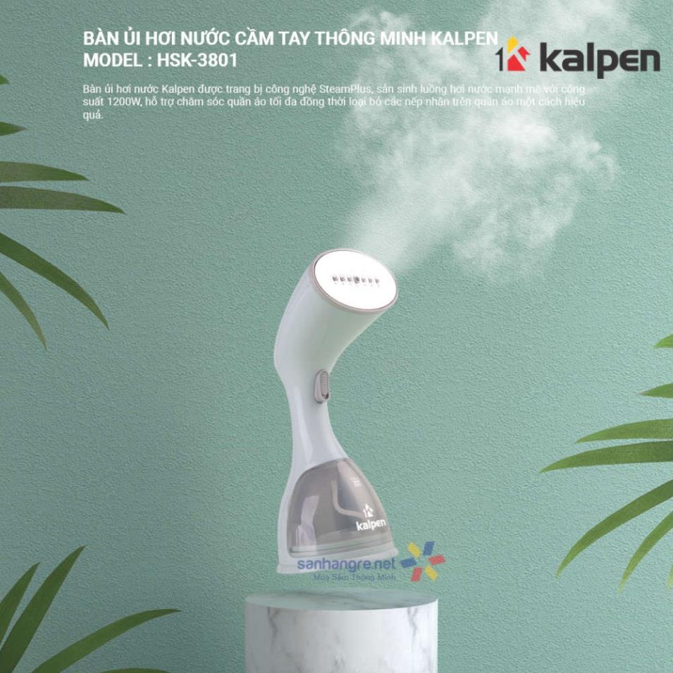Bàn là hơi nước cầm tay thông minh Kalpen HSK3801 bảo hành 24 tháng