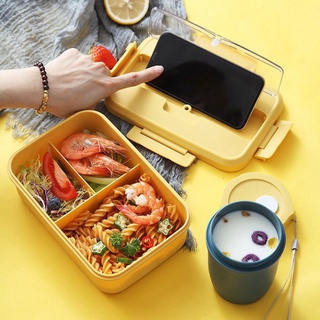 Hộp Cơm GIữ Nhiệt 2 Tầng Lúa Mạch - Hộp Cơm Văn Phòng