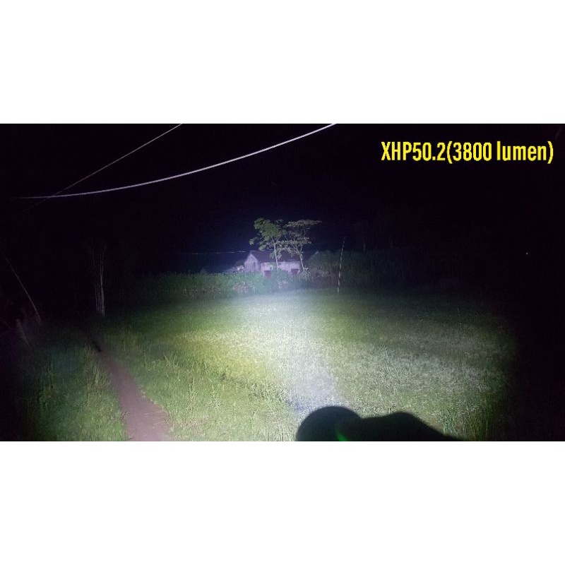Đèn pin c8 XHP50.2 phiên bản pin 21700 sạc trên thân Type-C sáng mạnh 3800 lumen