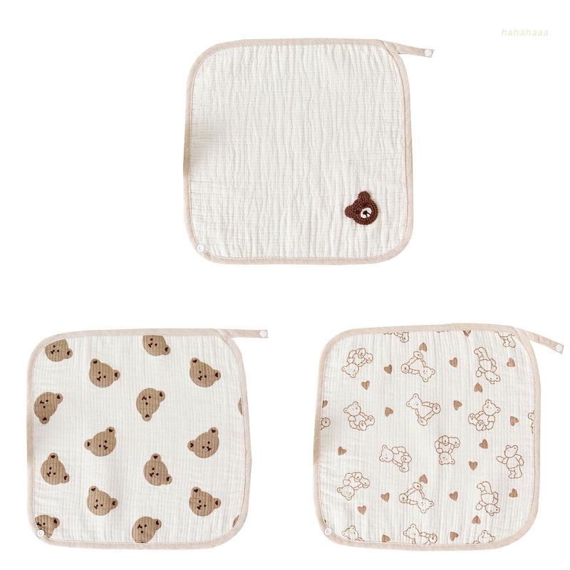 Khăn Lau Mặt Bằng Vải Cotton Mềm Hình Vuông Dành Cho Em Bé