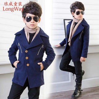 Áo khoác dạ bé trai
