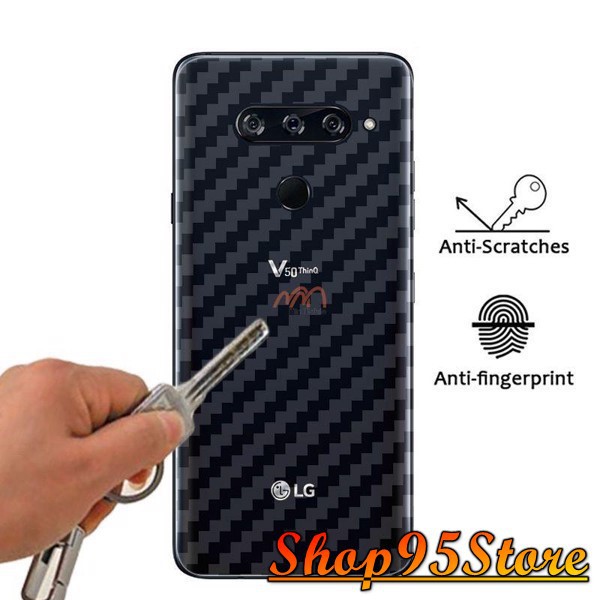 Miếng dán Carbon LG G6 G7 G8 (2 camera) G8x V30 V40 V50 V60 V50s G8(3 camera)