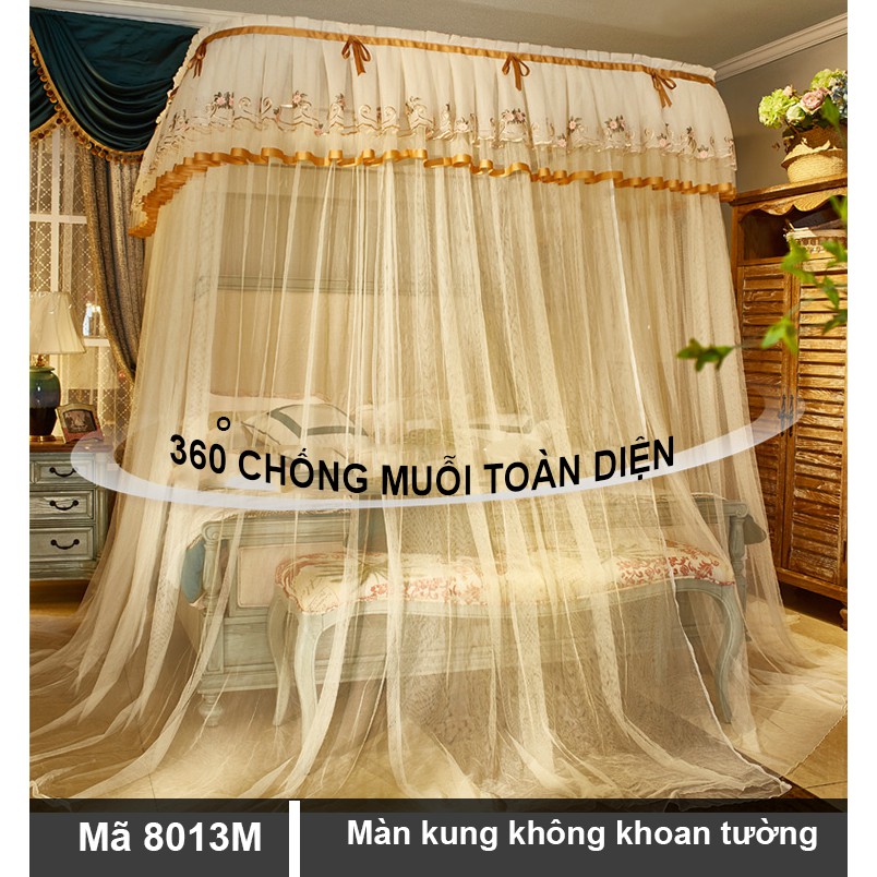 Màn khung không khoan tường ròng rọc - mùng ngủ hiện đại đẹp -công chúa - chống muỗi