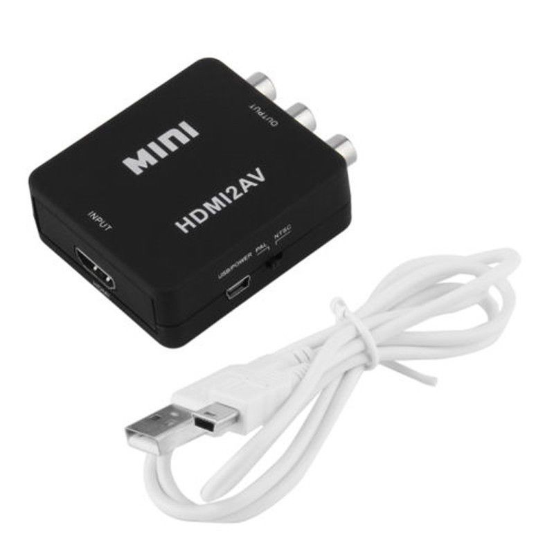 Bộ Chuyển Đổi Mini 1080p Hdmi Sang Rca Av Cvbs Cho Hdtv | BigBuy360 - bigbuy360.vn