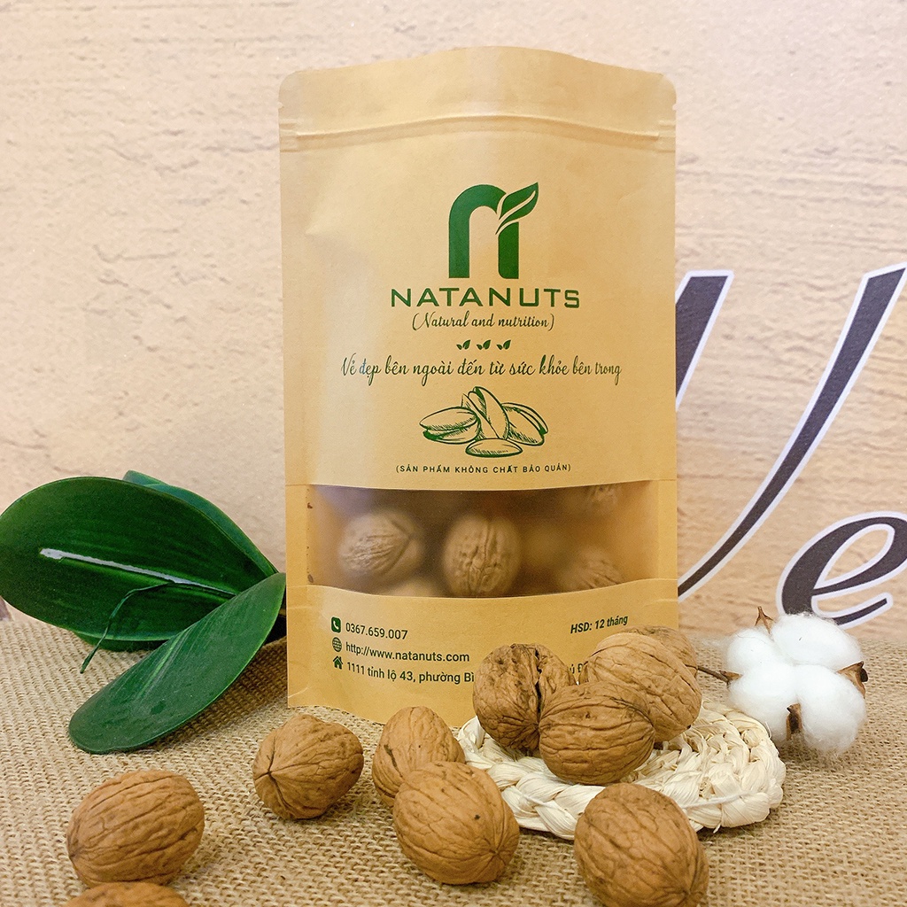 Óc Chó Vàng nhập khẩu Mỹ By Natanuts - vỏ mòng, nhân béo thơm
