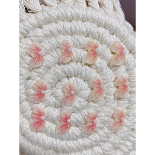 hoa bột dán móng tay