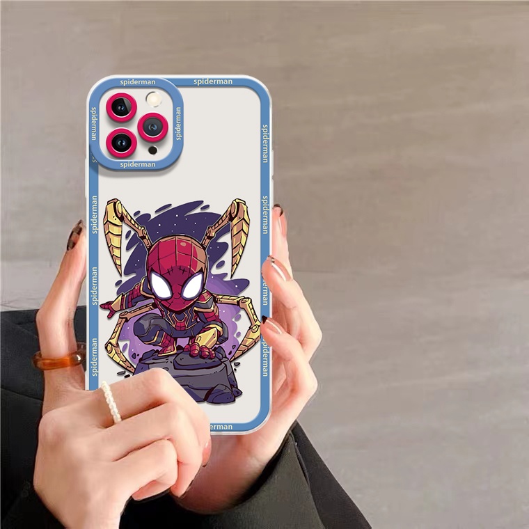 Ốp Điện Thoại Silicon TPU Mềm Trong Suốt Họa Tiết Hoạt Hình Cho IPhone 14 13 12 11 Pro MAX Mini 6S 7 8 Plus X XS XR