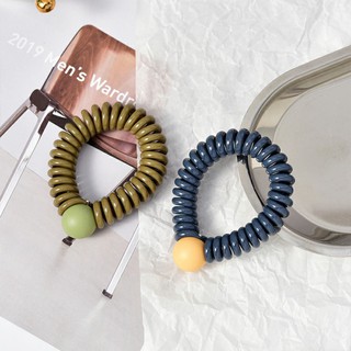 SET 02 DÂY CỘT TÓC LÒ XO MIX HẠT