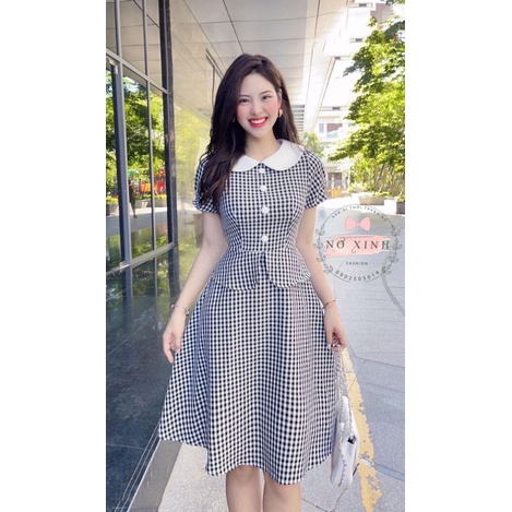 Đầm Sơ Mi Công Sở Xòe Cao Cấp Có Size M-L-XL-XXL