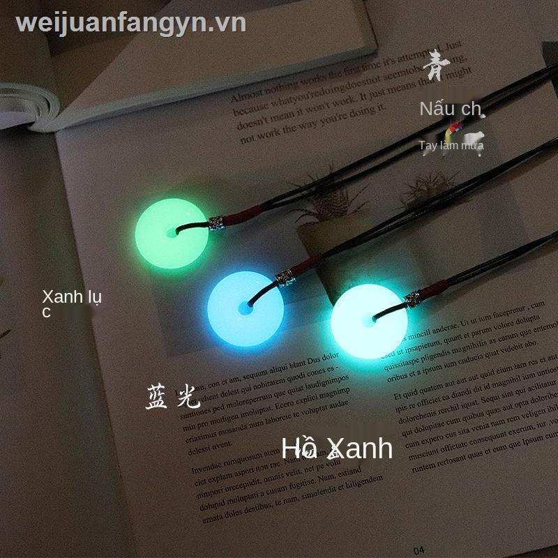 Vòng cổ mặt đá dạ quang có khóa an toàn chỉnh được cho nam và nữ