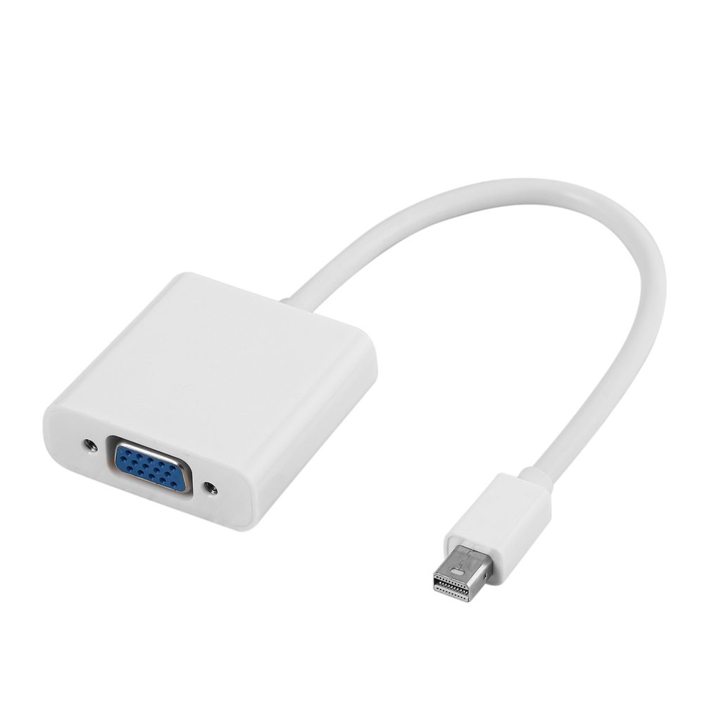 Mini Displayport Display Port To VGA adapter Cáp cho Apple Macbook PC M-VGA