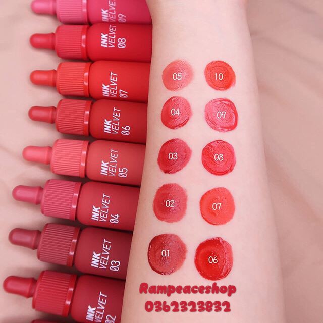 Son Kem Lì Peripera Ink Velvet Lip Tint (Mẫu mới)