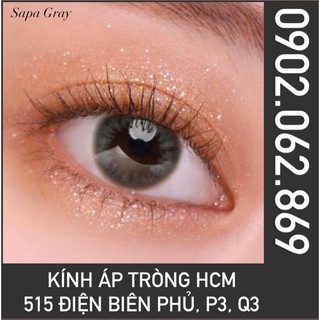 Kính áp tròng Hàn Quốc màu xám tự nhiên Vivimoon Hồ Chí Minh - Lens cho mắt thở SaPa Gray