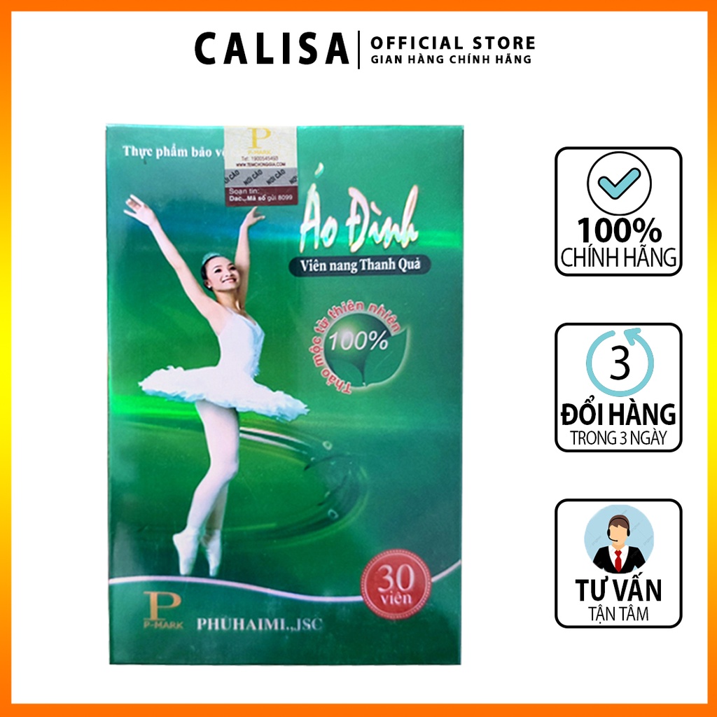 Giảm Cân Áo Đình Hộp 30 viên Chính hãng