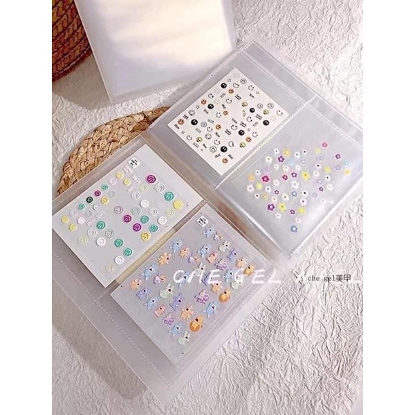 sổ đựng mẫu sticker , abum đựng mẫu sticker , abum ảnh