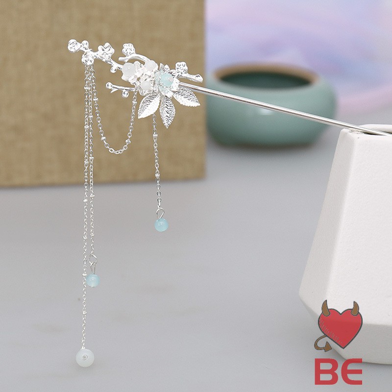 YADORNOS Trâm cài tóc hình hoa đính đá thời trang cho nữ