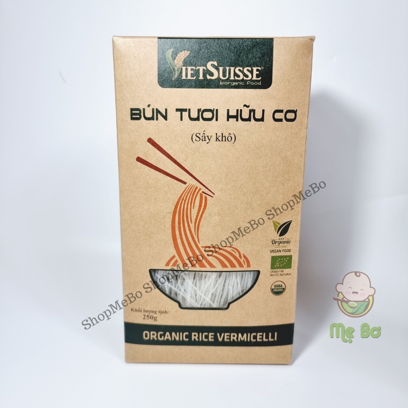 Bún tươi hữu cơ sấy khô Vietsuisse 250g