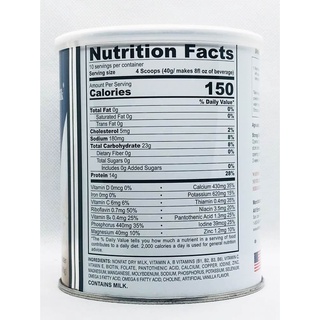 [HÀNG MỸ - DATE 9/2024] Sữa Entrust Nonfat Dry Milk 400G ( không đường dành cho người tiểu đường )