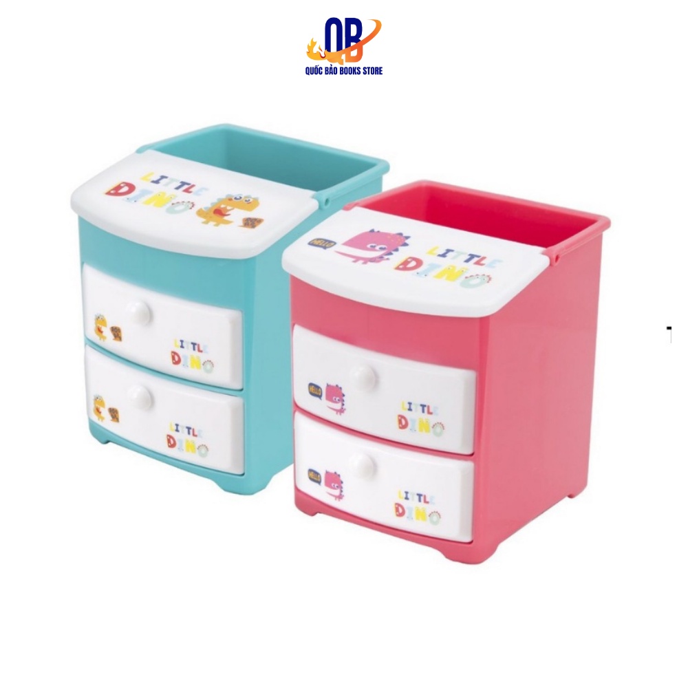 Khay cắm bút học sinh Deli - Hồng/Xanh-1 chiếc - E9136