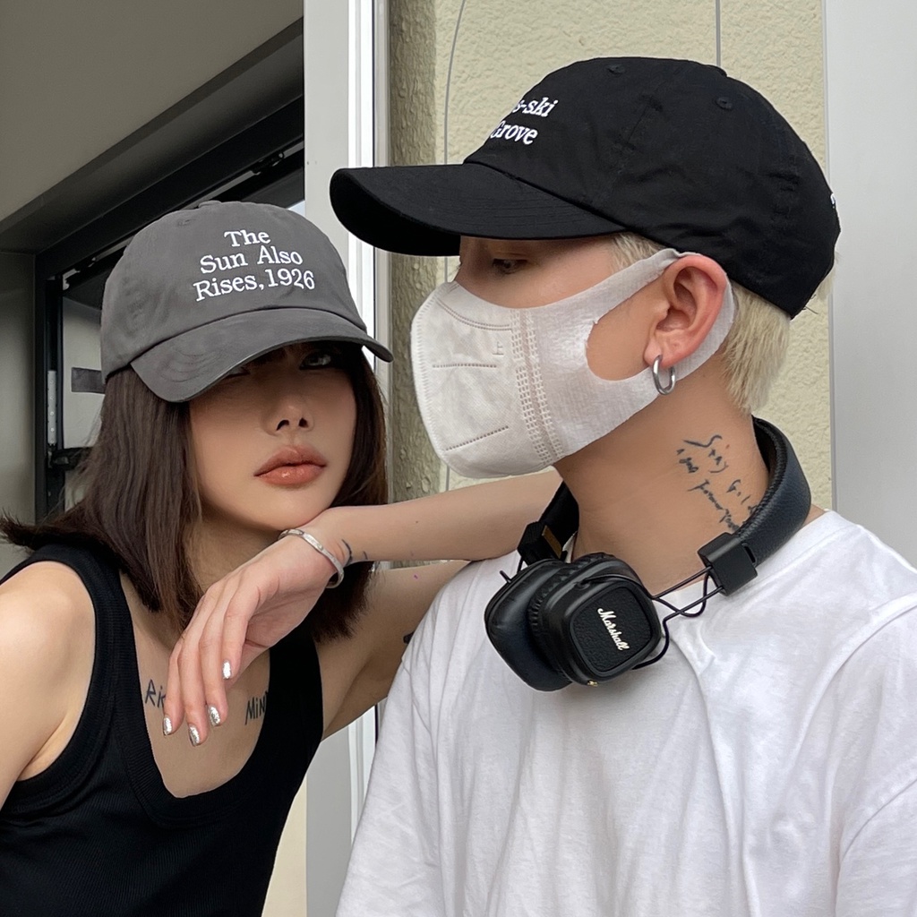 Mũ Lưỡi Trai Chống Nắng Họa Tiết Thêu Thời Trang Mùa Hè Cho Nam
