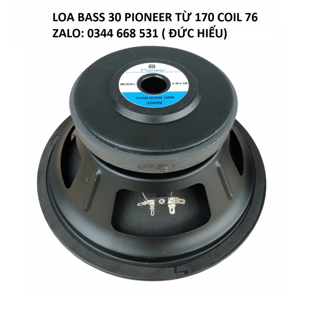 1 CHIÉC LOA BASS 30 PIONEER TỪ 170 COIL 76 HÀNG NHẬP CHẤT LƯỢNG CAO