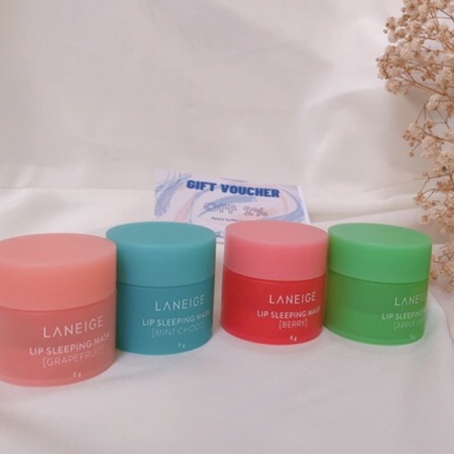 [Chính hãng - Có Bill Hàn ] Mặt nạ ngủ môi dưỡng ẩm và phục hồi môi thâ-m Lip Sleeping Mask Laneige 20g Fullsize