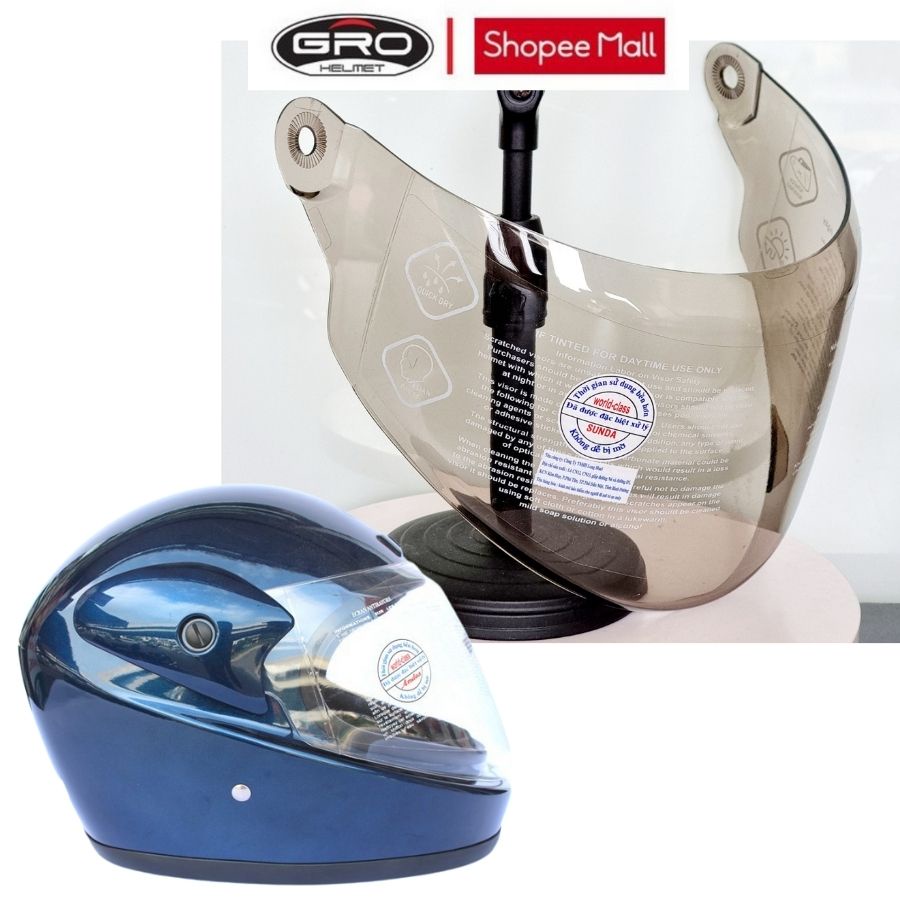 Kính hàm GRO HELMET 555 thay thế các dòng mũ hàm cũ