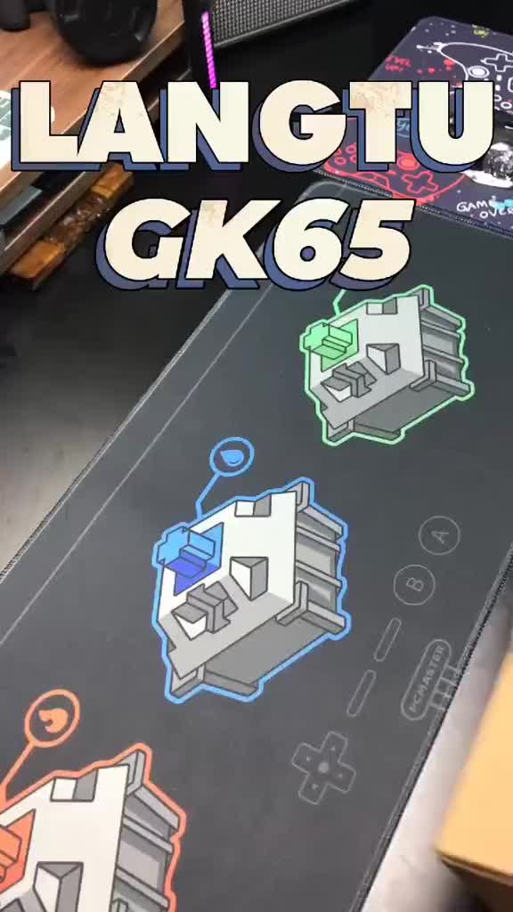 Bàn Phím Cơ Không Dây LANGTU GK65 HOTSWAP GoldenSwitch - 3 chế độ kết nối, Window/mac/IOS… gaming, văn phòng, nhỏ gọn | BigBuy360 - bigbuy360.vn